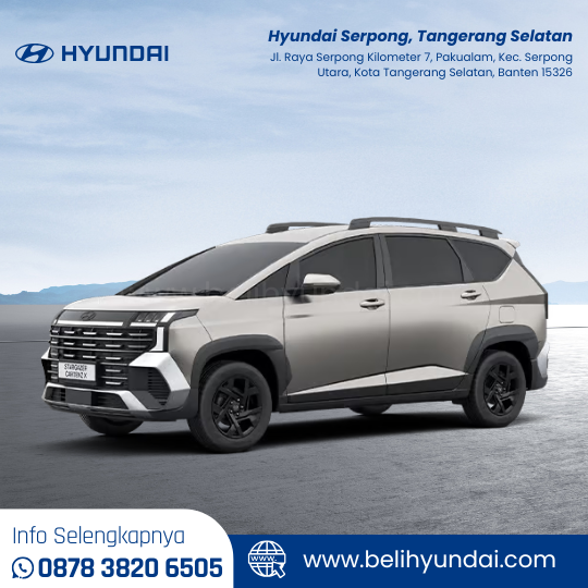 Hyundai STARGAZER Cartenz X - Dealer Hyundai Serpong, Tangerang
